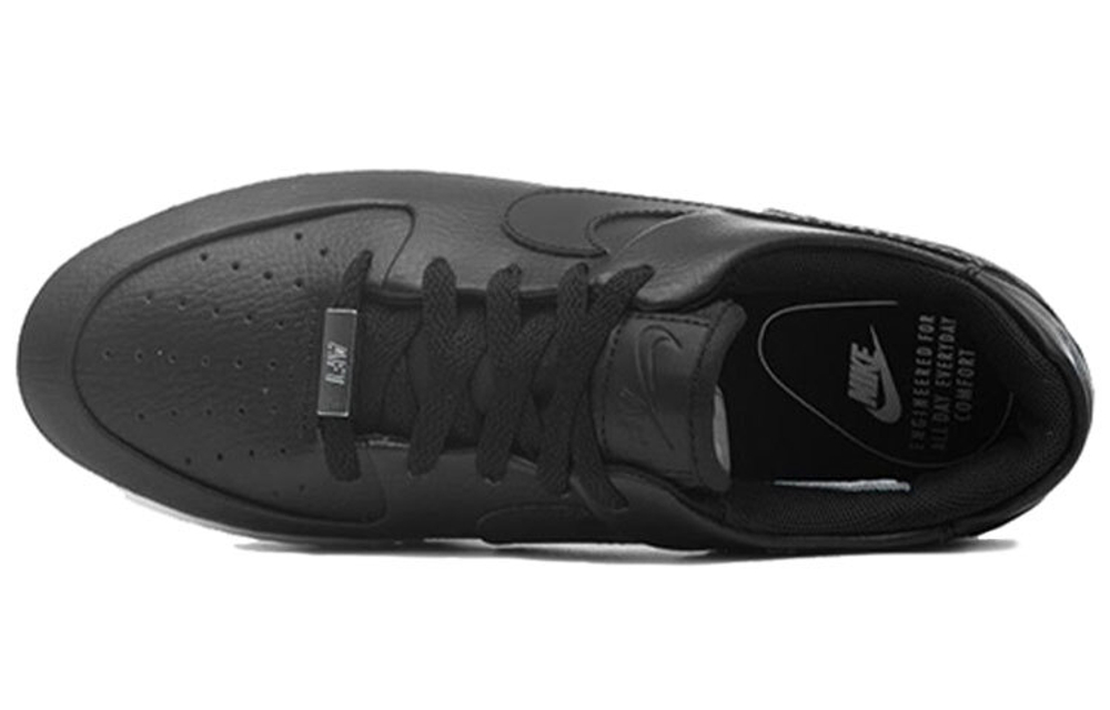 Кроссовки Nike Air Force 1 Low Sage Low Triple Black White (W) (Женская размерная сетка)