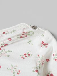 Платье туника с рюшей "Цветы" 0+