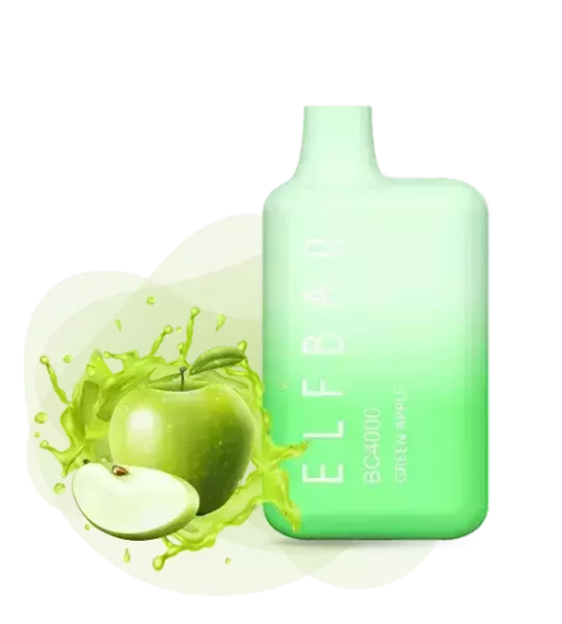 Elf Bar - Green Apple (4000, 5% nic)