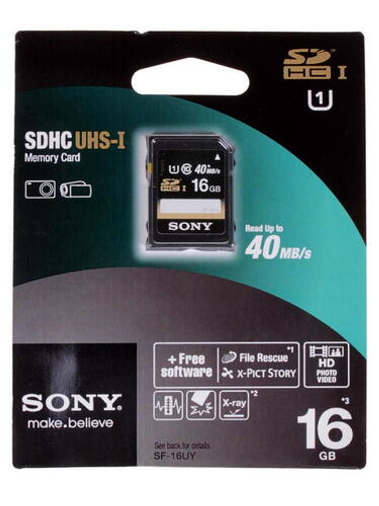Карта памяти Sony SDHC 16 Gb Class 10