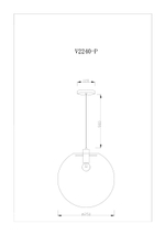 Подвесной светильник Moderli V2240-P Aurora
