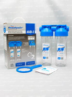 Аквабрайт 10" SL 3/4", Двойной магистральный фильтр (АБФ-2 3/4)