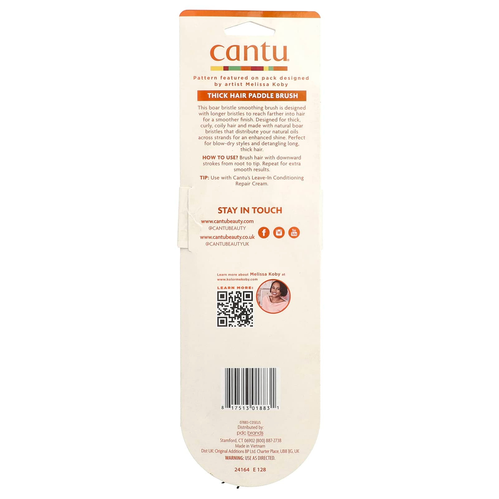 Cantu, гладкость, щетка для густых волос, 1 шт.
