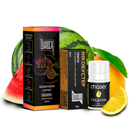 Chaser BLACK - Watermelon Lemon (30ml, 5% nic)