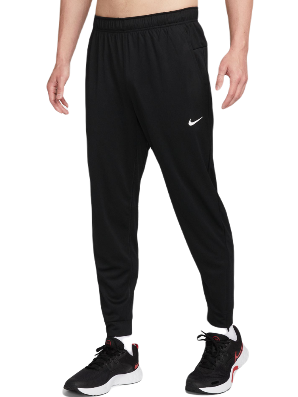 Теннисные брюки Nike Totality Dri-FIT Tapered Versatile Trousers - black/white - Black