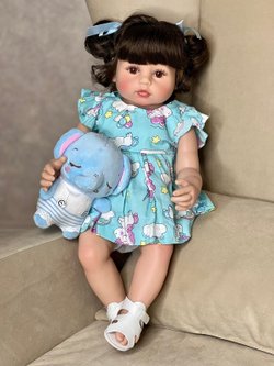 Кукла Реборн виниловая 48см в пакете (FA-069)