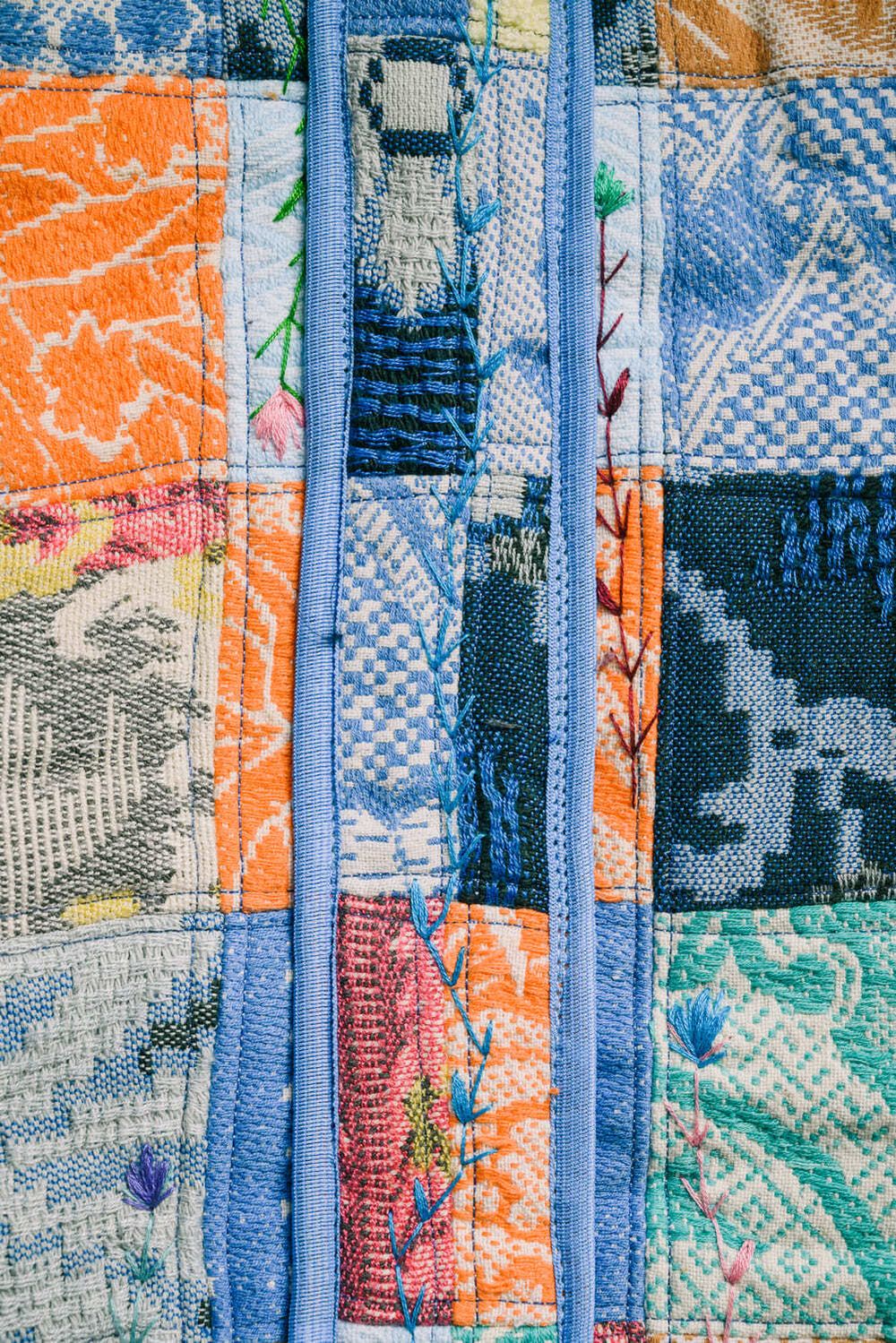 Сумка Soeurs Patches Tote синяя