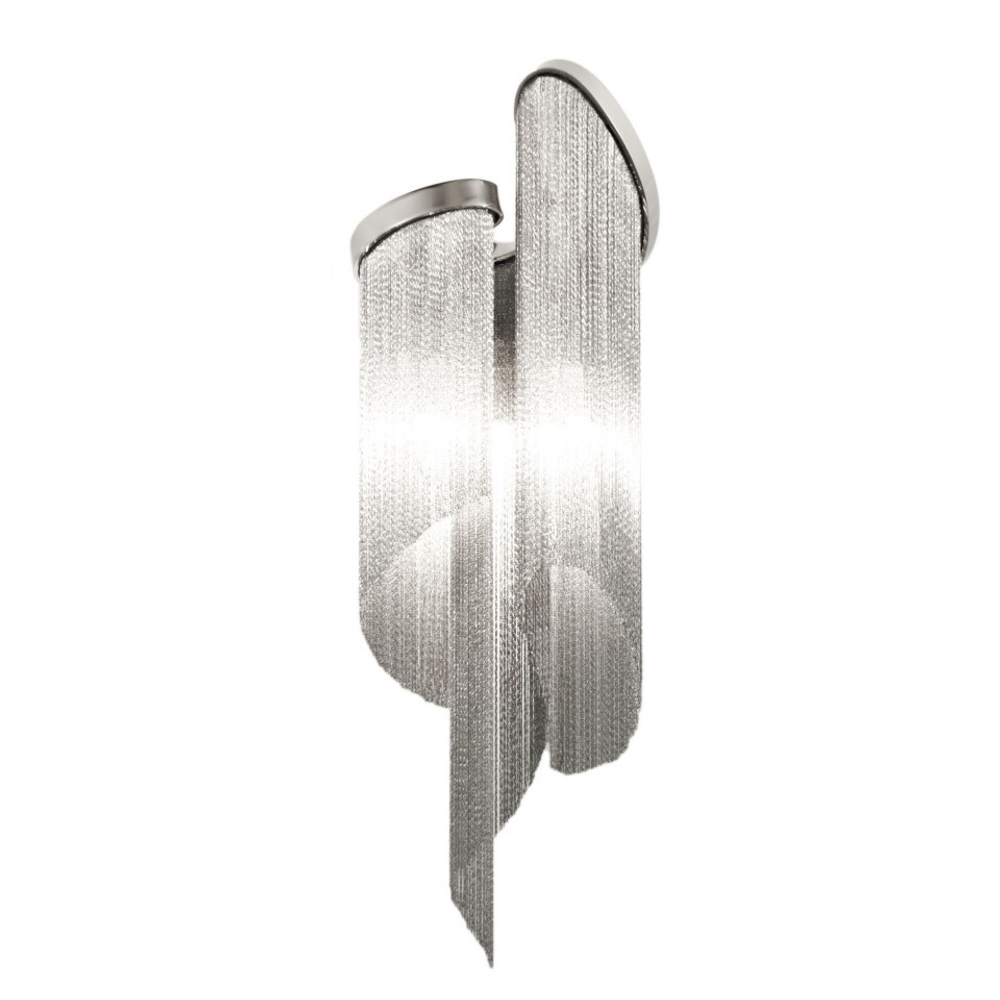 Wall design lamp   Stream by Terzani (Silver)