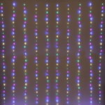 Гирлянда для улицы ЗАНАВЕС «Хвост» ш3м* в3м 300 ламп LED, 8 реж, USB, 220V + пульт,IP-54. Мультицвет
