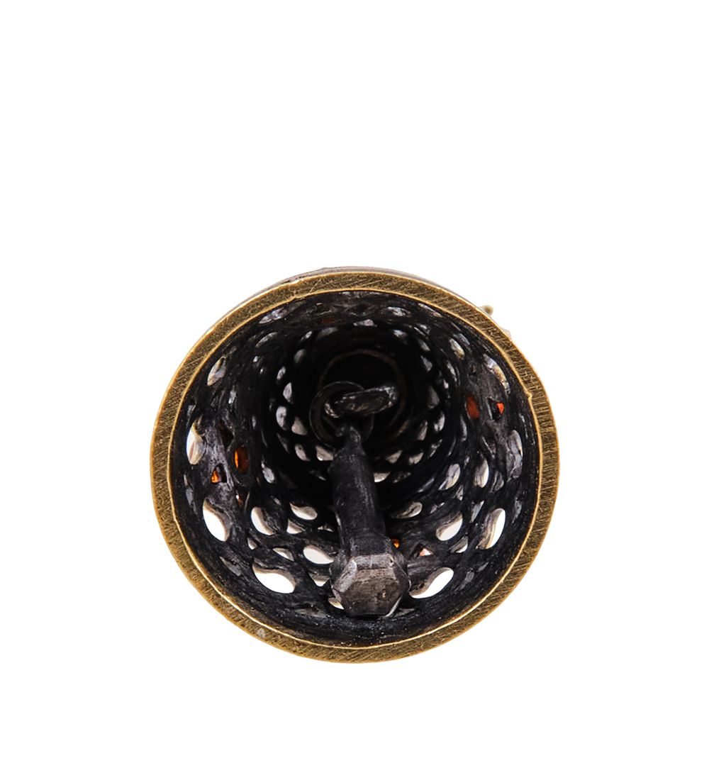 AM-3777 Колокольчик «Корабль» (латунь, янтарь)