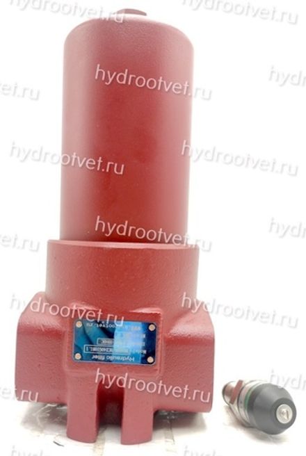 WKDFBN/HC240G10C1.1 - Напорный фильтр гидравлический одинарный модели DF тонкость фильтрации 10 мкм, типоразмер 240, вид присоединения: резьба G11/4, материал корпуса - чугун, рабочее давление до 420 бар, электрический индикатор загрязнения