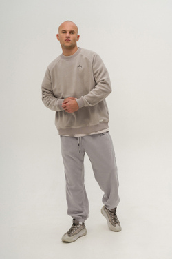 Толстовка KUL'TURA "FLEECE" Светло-серый