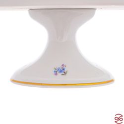 Поднос овальный на ножке Queen’s Crown Мелкие цветы 37см