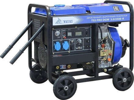 Сварочный генератор ТСС PRO DGW 3.0/250E-R дизельный 022833