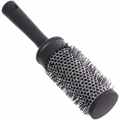 Расческа массажная брашинг «СЕКРЕТ ТВОЕЙ КРАСОТЫ», цвет черный, матовое покрытие, 4.5*22см