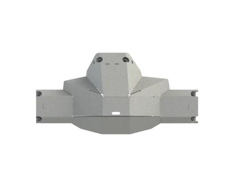 Усиленная защита дифференциала (6 мм, алюминий) для Toyota Hilux 2020- (V = 2.8 AT 4WD) Sheriff.24.5186