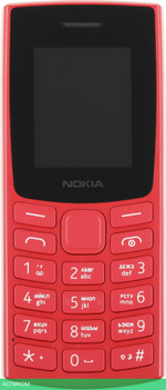 Мобильный телефон Nokia 106 TA-1564 DS красный (1GF019BPB1C01)
