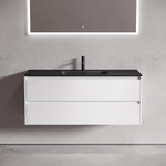 Тумба подвесная под раковину Sancos Libra, белый глянец 1190х450х500 мм
