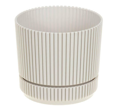 Кашпо СТРИП круглое D=200мм 3,9 л с поддоном М3248