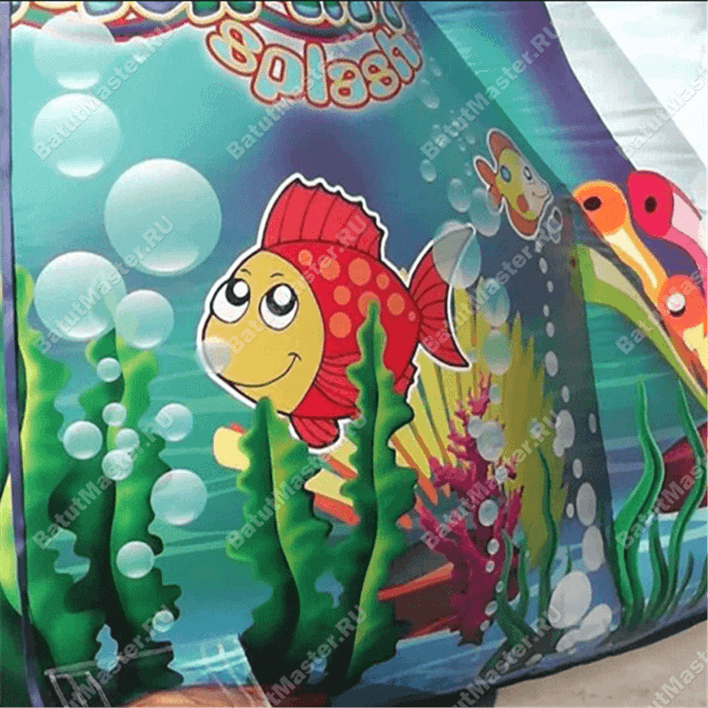 Надувная горка "Голубой марлин"