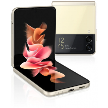 Смартфон Samsung Galaxy Z Flip 3 5G, 8/128Gb, Beige (бежевый)