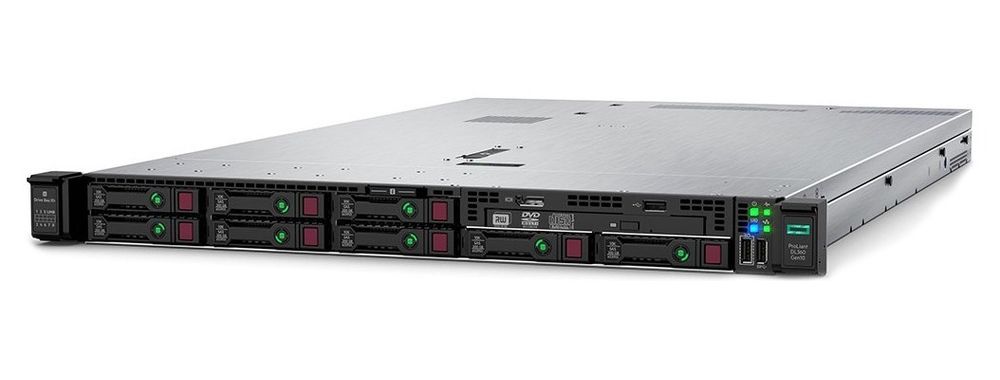 Сервер HPE ProLiantDL160 Gen10, 1(up2)x 4110 Xeon-S 8C 2.1GHz, 1x16GB-R DDR4, S100i/ZM (RAID 0,1,5,10) noHDD (8 SFF 2.5&quot; HP) 1x500W (up2), 2x1Gb/s, noDVD, iLO5, Rack1U, 3-3-3