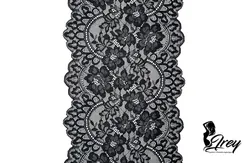 03-275 Кружево эластичное 22,5 см, черный