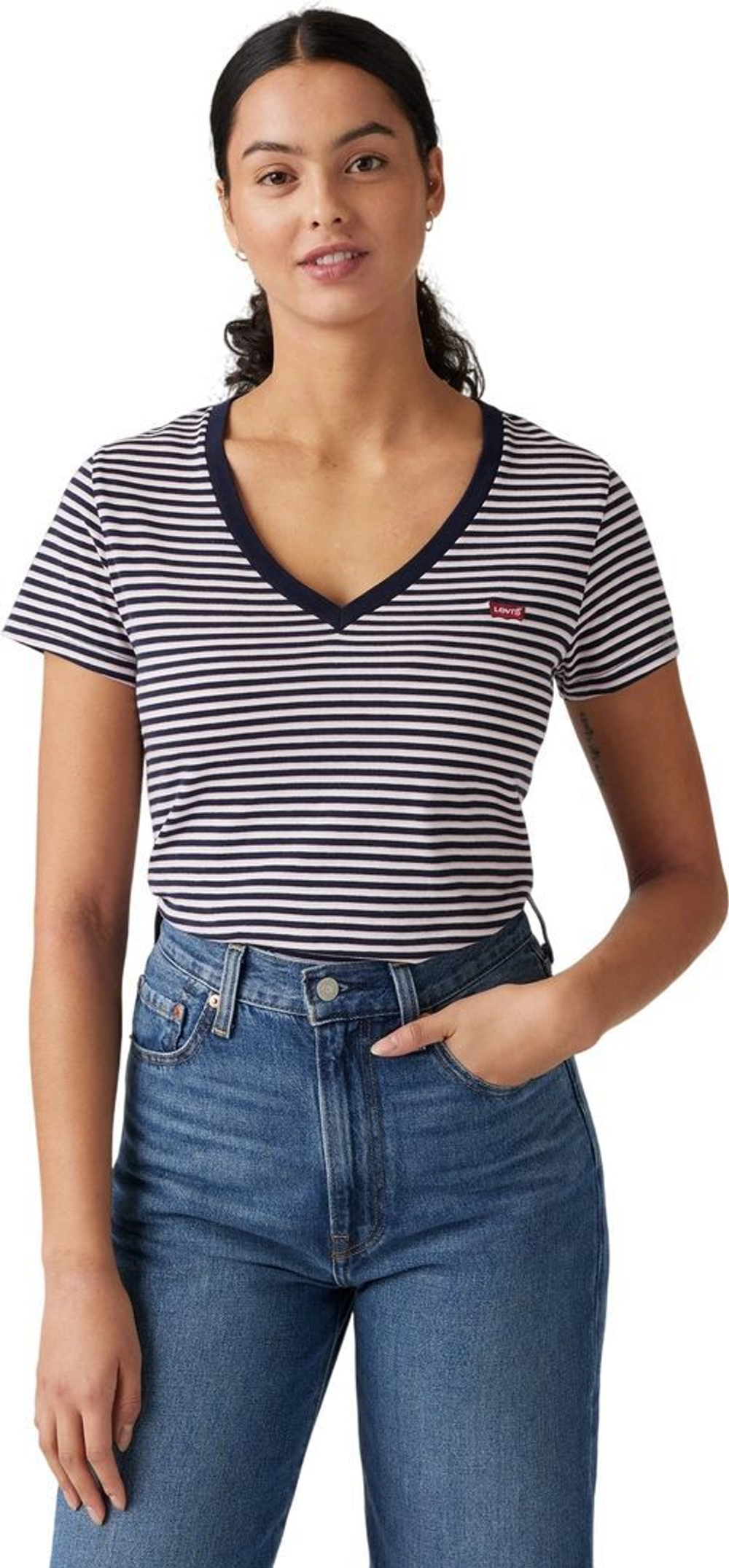Футболка Levis PERFECT VNECK синий