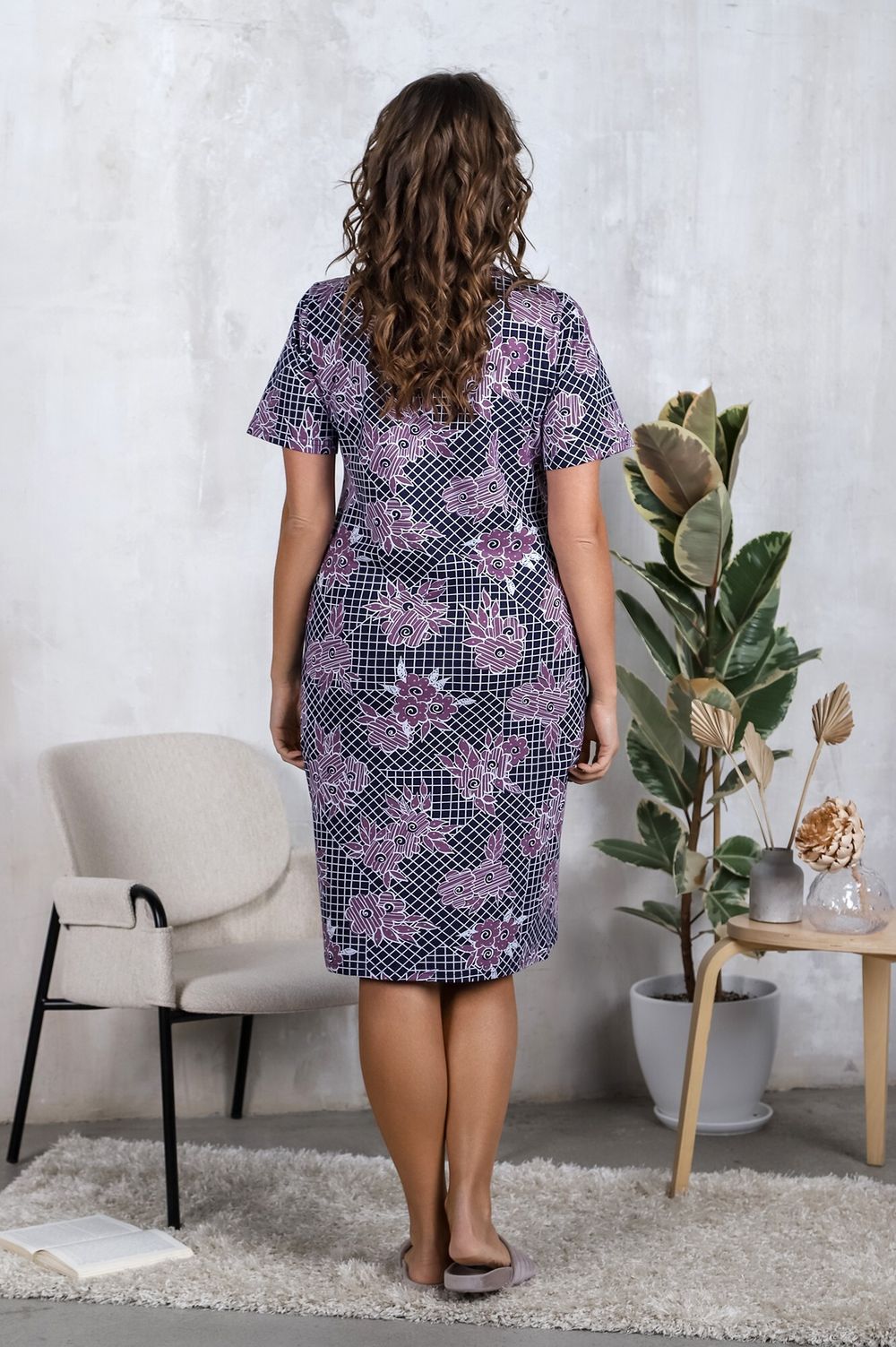 Халат Амели-3 Виотекс ЛИЛОВЫЙ