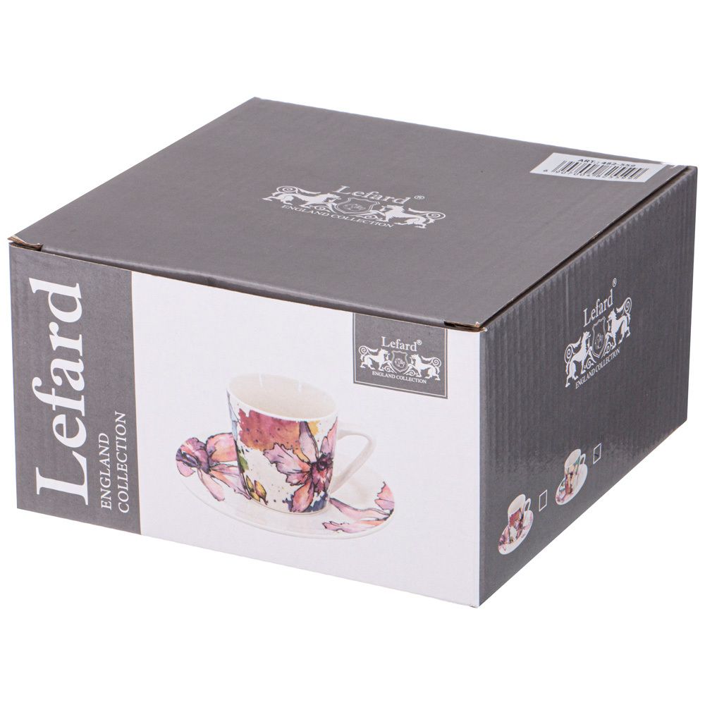 ЧАЙНАЯ ПАРА "ОРХИДЕЯ" 250 МЛ (КОР=24 ШТ) 16*16*9СМ