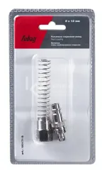 Разъемное соединение Fubag рапид (штуцер), пружинка для шланга 8×12 мм в блистере