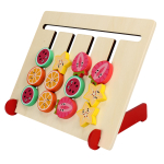 Развивающая игрушка деревянная Лабиринт траснпорт, коробка C-41888