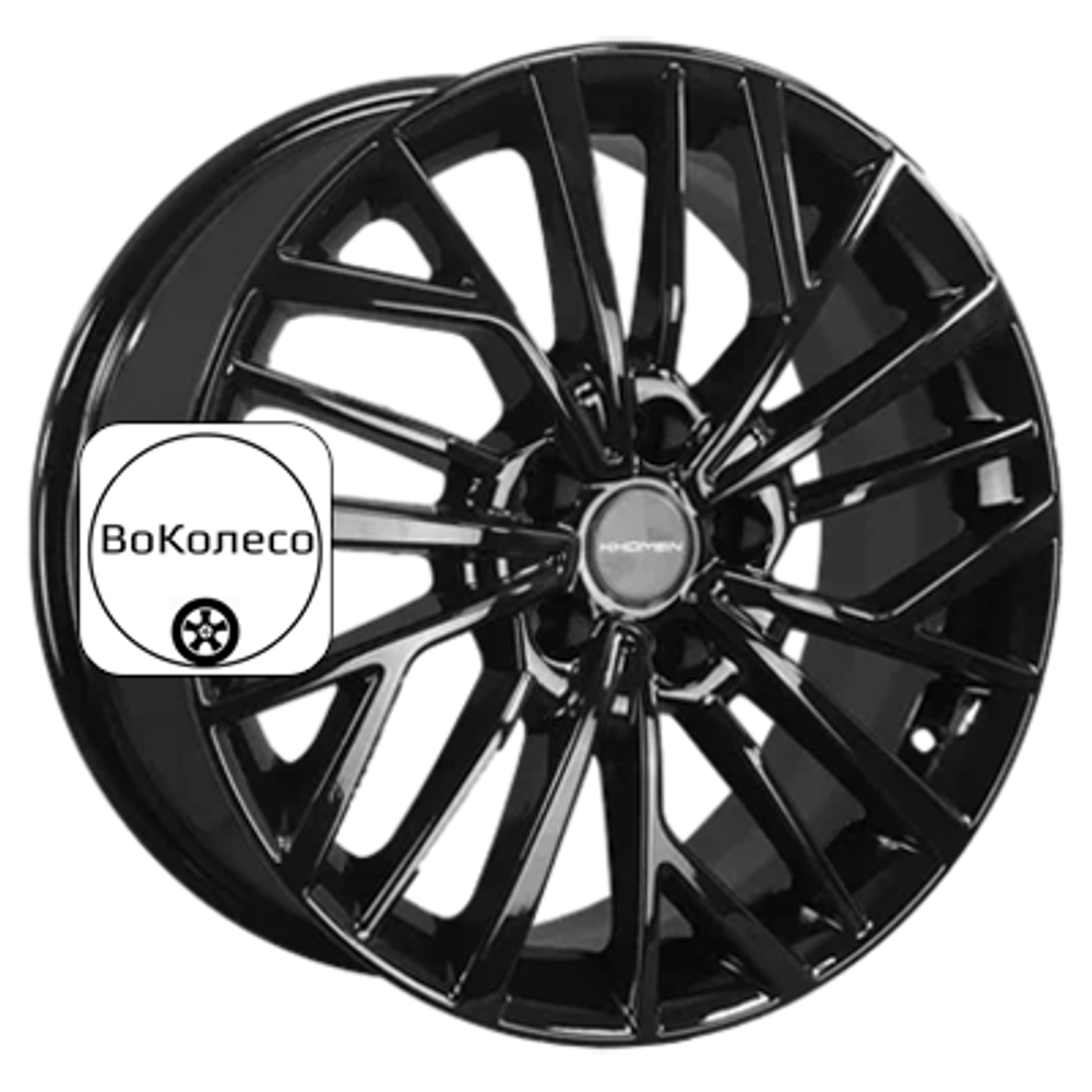 7x17/5x110 ET40 D67,1 KHW1717 (Evolute i-Joy) Black Khomen Wheels