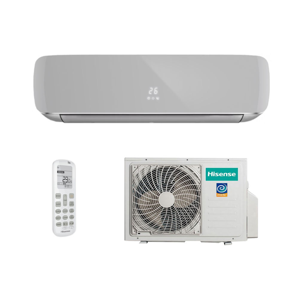 Сплит-система Hisense SILVER CRYSTAL SUPER DC Inverter Wi-Fi AS-13UW4RVETG01(S) (комплект)