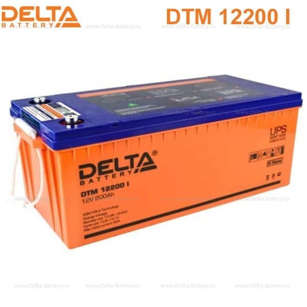 Аккумуляторная батарея Delta DTM 12200 I (12V / 200Ah)