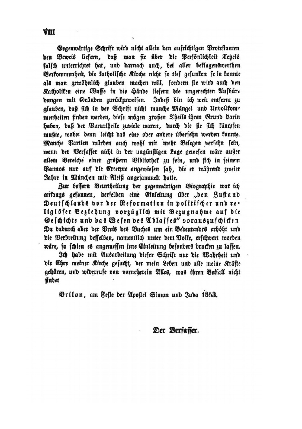 Tetzel Und Luther. Oder Lebensgeschichte Und Rechtfertigung Des Ablasspredigers Und Inquisitors Dr. Johann Tetzel | Valentin Gröne