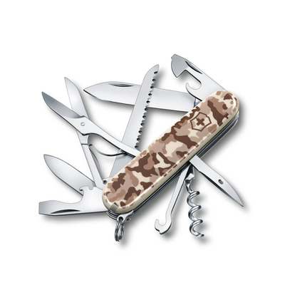 Нож перочинный Victorinox Huntsman Desert Comouflage (1.3713.941) 91мм 15 функций песочный камуфляж