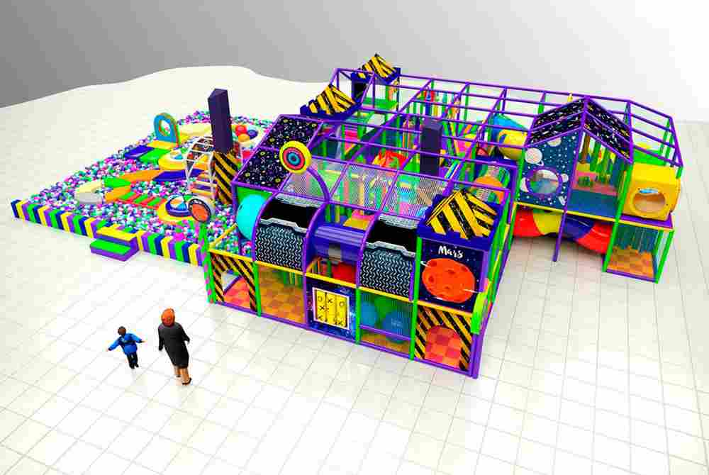 Детский игровой лабиринт «Космическая Паутина»