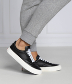 Кожаные кроссовки Tommy Jeans - черный(EM0EM01026)