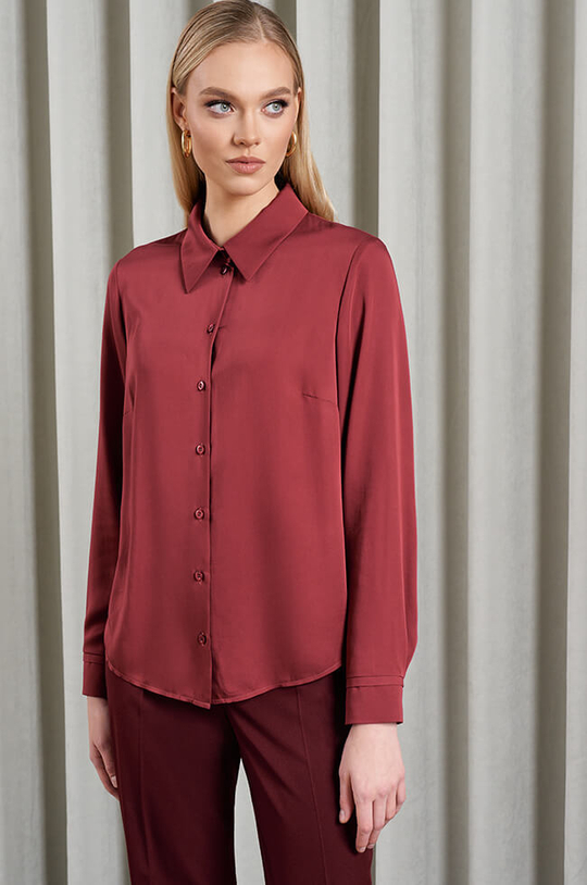 22880 Блузка женская (бордовый)