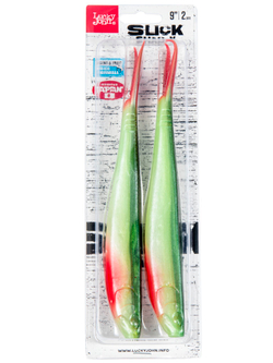 Виброхвост LJ 3D Slick Shad-V 9" (22.7 см), цвет Z23, 2 шт.