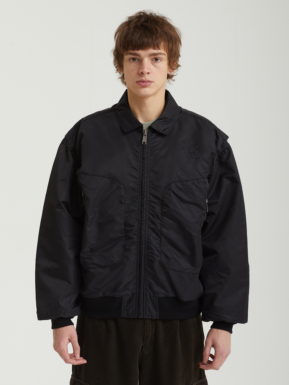 Мужской Бомбер Embroidered 3d Flight