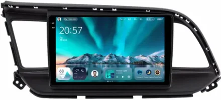Магнитола для Hyundai Elantra 6 2018-2020 (без штатной КЗВ) - Teyes CC4 монитор 9.2" 2K QLED на Android 14, Snapdragon 680, DSP, CarPlay, 4G SIM-слот