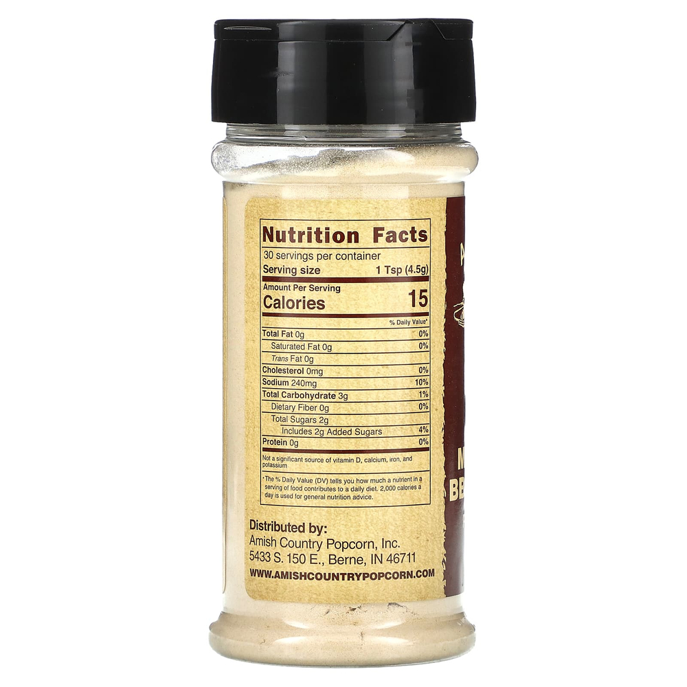 Amish Country Popcorn, приправа для попкорна, со вкусом кленового сиропа и бекона, 134 г (4,75 унции)