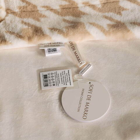 Покрывало 220x240 Sofi De MarkO Эрнесто светло-бежевое