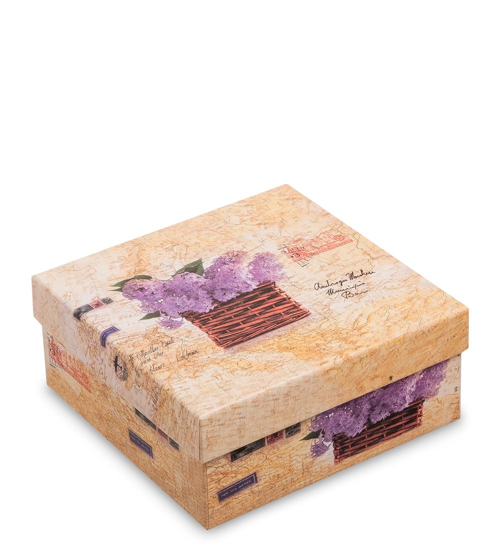 WG-23/2-B Коробка подарочная «Квадрат» цв.коричневый