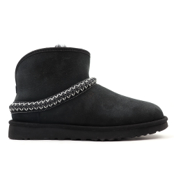 UGG Classic Mini Crescent Black