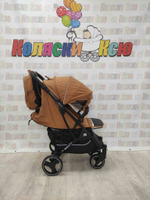 Коляска прогулочная Baballo Future 2024 коричневая (черная рама)