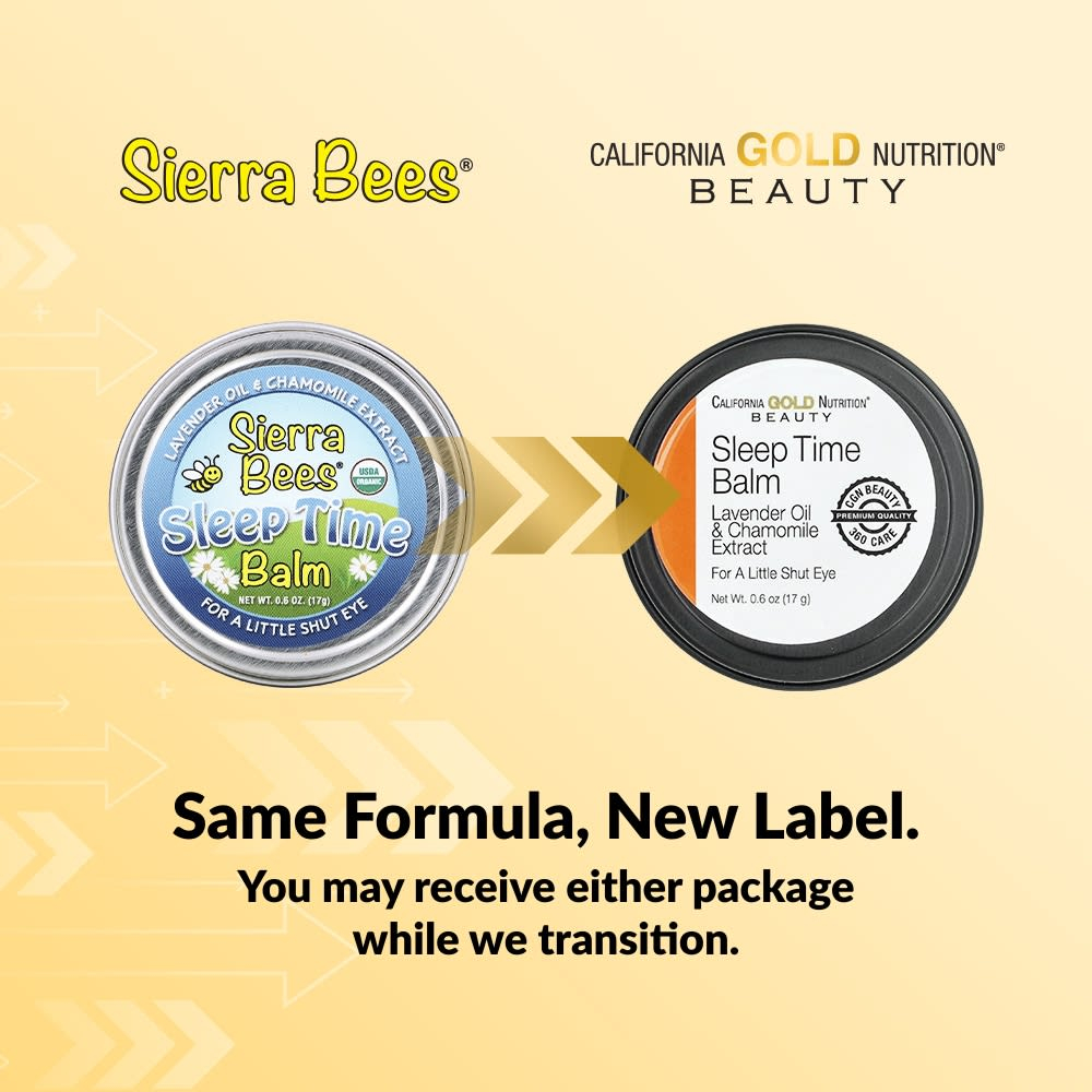 California Gold Nutrition, Beauty, бальзам для спокойного сна, лаванда и ромашка, 17 г (0,6 унции)