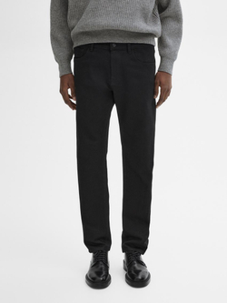 Massimo Dutti Джинсы облегающего кроя из смесового хлопка, черный